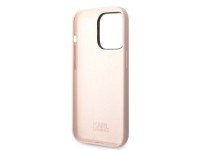 Capa de silicone Karl Lagerfeld Ikonik para iPhone 14 Pro Max - rosa Capa de silicone Karl Lagerfeld Ikonik para iPhone 14 Pro Max - rosa