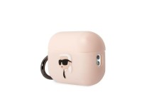 Karl Lagerfeld KLAP2RUNIKP AirPods Pro 2 cover pink/pink Silicone Karl Head 3D Karl Lagerfeld KLAP2RUNIKP AirPods Pro 2 cover pink/pink Silicone Karl Head 3D