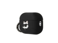 Karl Lagerfeld KLAP2RUNCHK AirPods Pro 2 cover black/black Silicone Choupette Head 3D