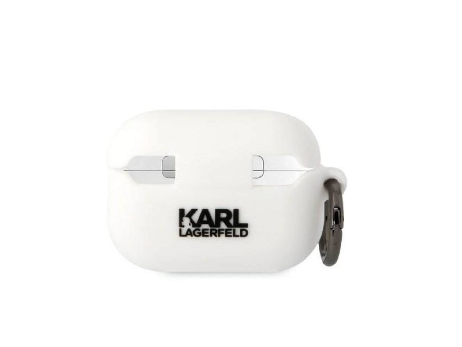 Karl Lagerfeld KLAP2RUNCHH AirPods Pro 2 cover white/white Silicone Choupette Head 3D