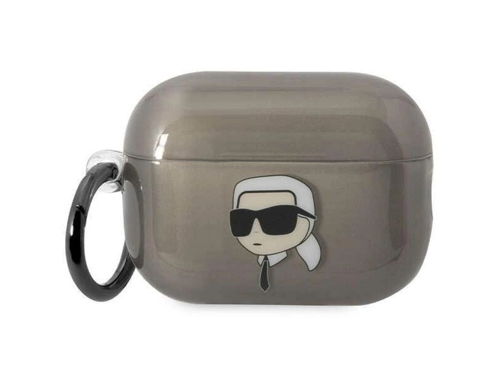 Capa para AirPods Pro 2 Karl Lagerfeld KKLAP2HNIKTCK preta/preta Ikonik Karl Lagerfeld