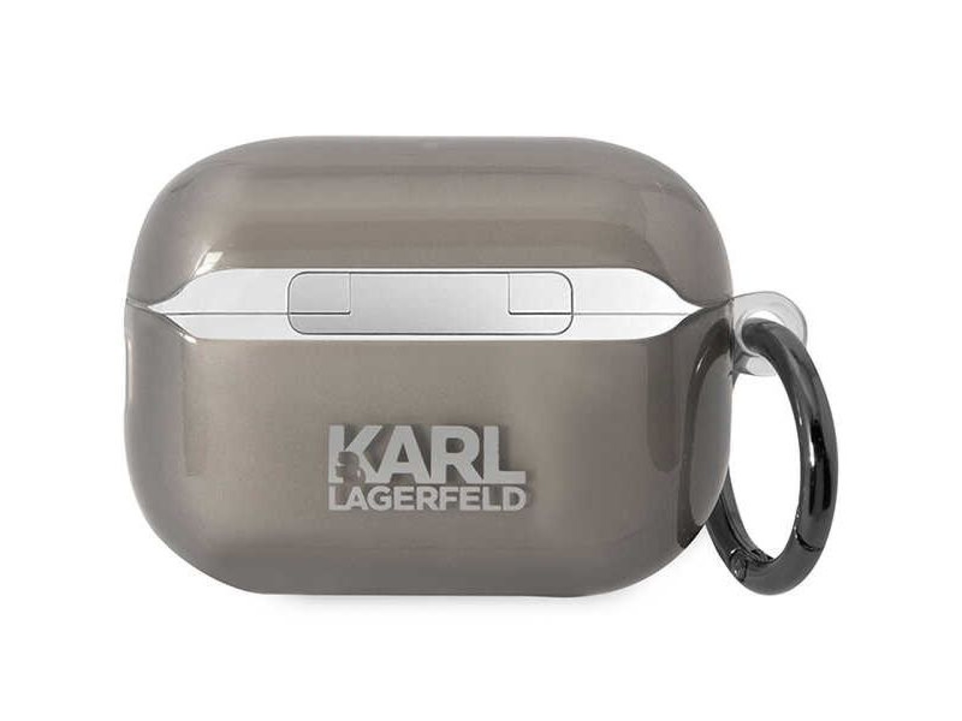 Capa para AirPods Pro 2 Karl Lagerfeld KKLAP2HNIKTCK preta/preta Ikonik Karl Lagerfeld