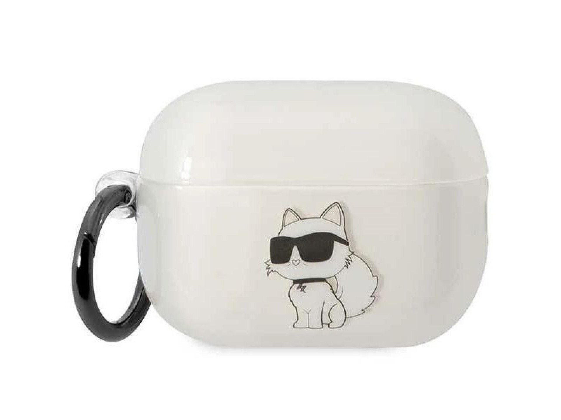 Karl Lagerfeld KLAP2HNCHTCT Capa transparente para AirPods Pro 2 Ikonik Choupette