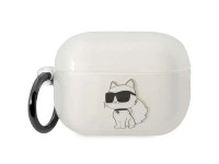 Karl Lagerfeld KLAP2HNCHTCT Capa transparente para AirPods Pro 2 Ikonik Choupette Karl Lagerfeld KLAP2HNCHTCT Capa transparente para AirPods Pro 2 Ikonik Choupette