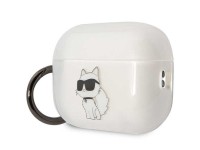 Karl Lagerfeld KLAP2HNCHTCT Capa transparente para AirPods Pro 2 Ikonik Choupette Karl Lagerfeld KLAP2HNCHTCT Capa transparente para AirPods Pro 2 Ikonik Choupette