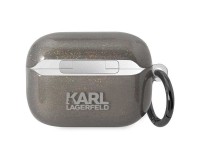 Capa para AirPods Pro 2 Karl Lagerfeld KLAP2HNKCTGK preta/preta com glitter Karl&Choupette Capa para AirPods Pro 2 Karl Lagerfeld KLAP2HNKCTGK preta/preta com glitter Karl&Choupette