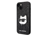 Karl Lagerfeld KLHCP14MG2CPK iPhone 14 Plus 6.7" negro/negro carcasa rígida Glitter Choupette Patch Karl Lagerfeld KLHCP14MG2CPK iPhone 14 Plus 6.7" negro/negro carcasa rígida Glitter Choupette Patch
