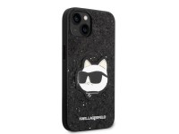 Karl Lagerfeld KLHCP14MG2CPK iPhone 14 Plus 6.7" negro/negro carcasa rígida Glitter Choupette Patch Karl Lagerfeld KLHCP14MG2CPK iPhone 14 Plus 6.7" negro/negro carcasa rígida Glitter Choupette Patch