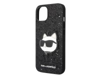 Karl Lagerfeld KLHCP14MG2CPK iPhone 14 Plus 6.7" negro/negro carcasa rígida Glitter Choupette Patch Karl Lagerfeld KLHCP14MG2CPK iPhone 14 Plus 6.7" negro/negro carcasa rígida Glitter Choupette Patch