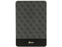 Capa Guess 4G Stripe Allover para iPad de 10,2" - preta