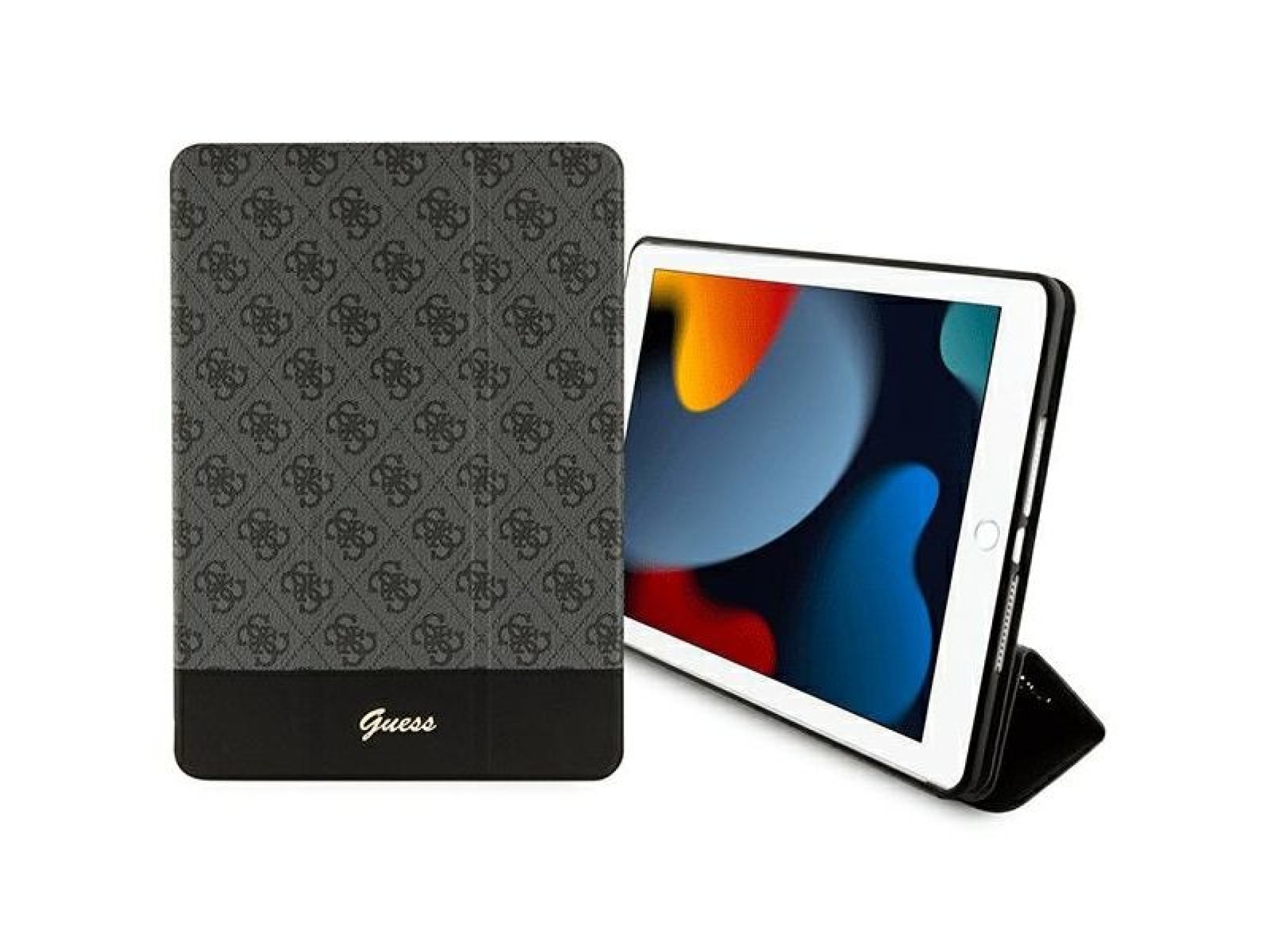 Capa Guess 4G Stripe Allover para iPad de 10,2
