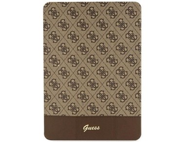Capa Guess 4G Stripe Allover para iPad de 10,2" - marrom Capa Guess 4G Stripe Allover para iPad de 10,2" - marrom