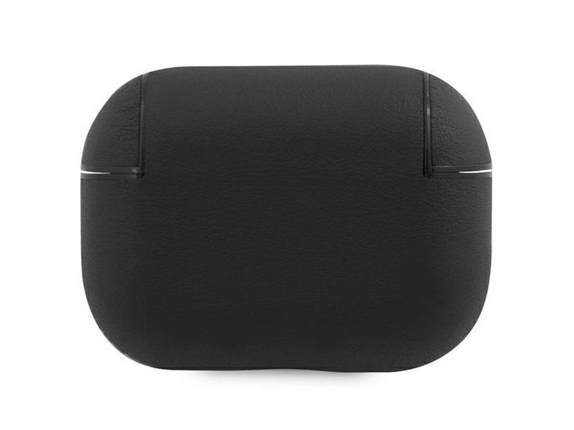 BMW BMAP2SSLBK AirPods Pro 2 (2022/2023) cover black/black Geniune Leather Silver Logo