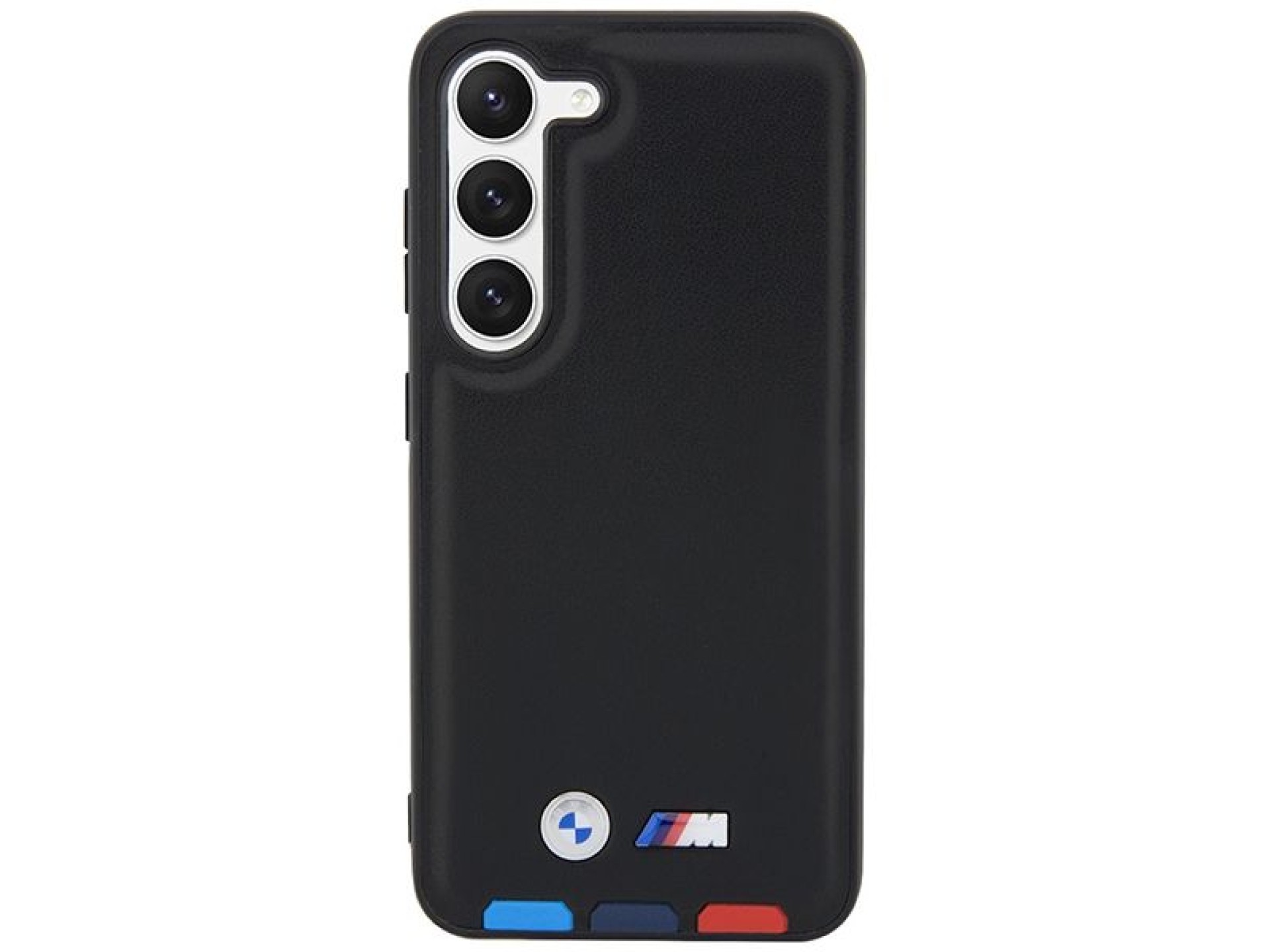 BMW BMHCS23M22PTDK S23+ S916 couro preto/preto com carimbo tricolor