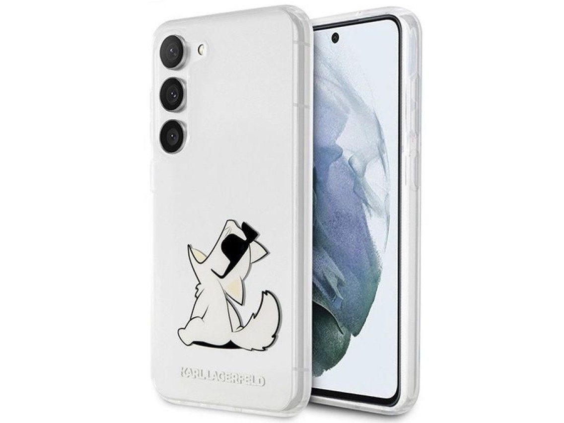 Karl Lagerfeld KLHCS23MCFNRC S23+ S916 transparent hardcase Choupette Fun