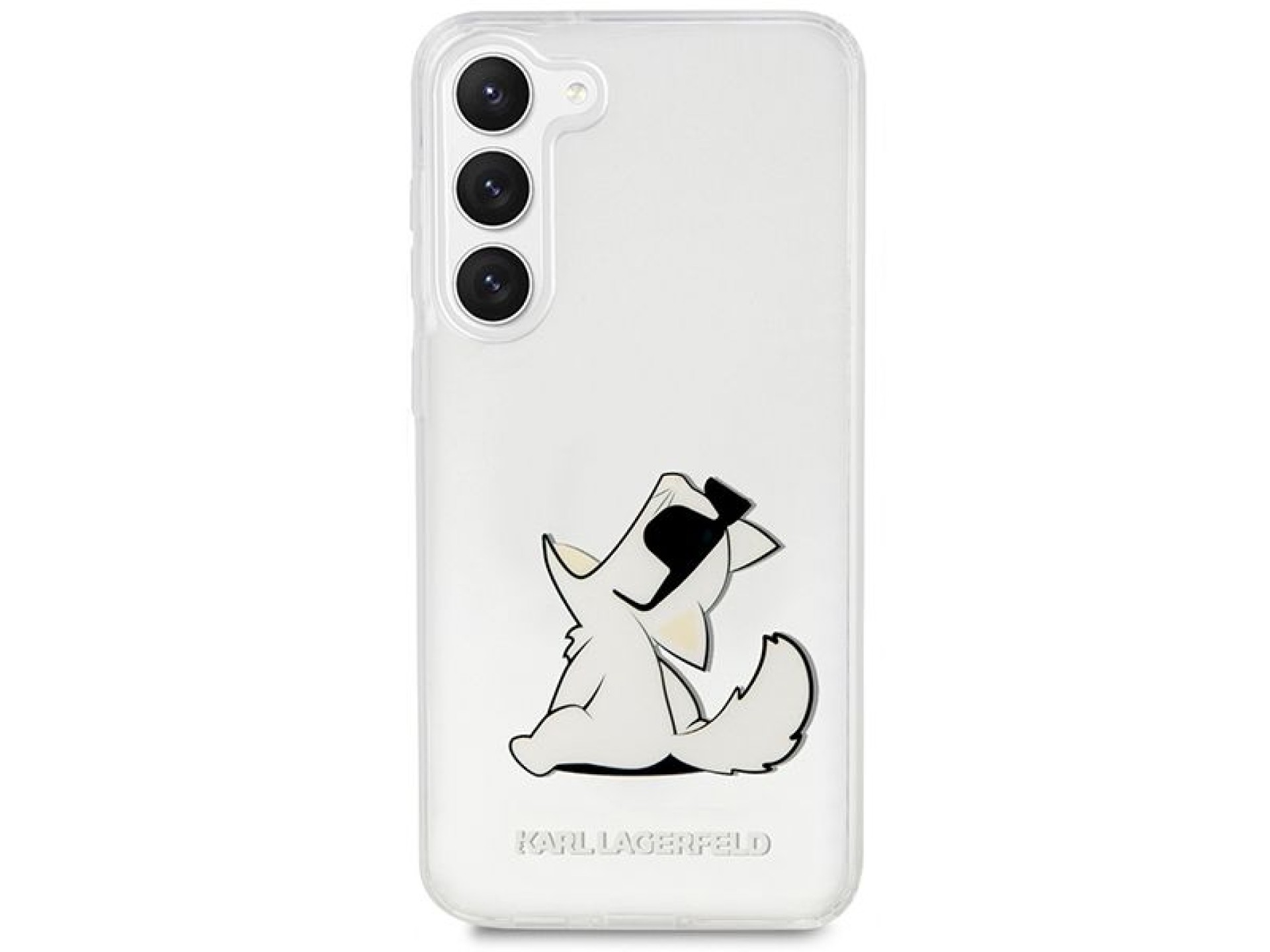 Karl Lagerfeld KLHCS23MCFNRC S23+ S916 transparent hardcase Choupette Fun