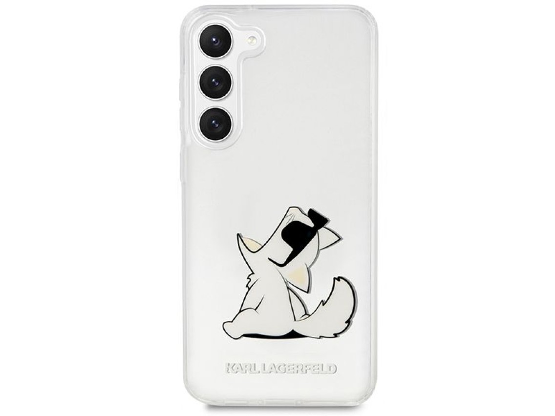 Karl Lagerfeld KLHCS23MCFNRC S23+ S916 transparent hardcase Choupette Fun