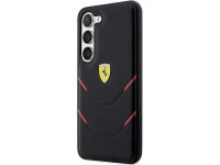 Estuche rígido Ferrari FEHCS23SPBAK S23 S911 negro/negro con líneas de estampado en caliente Estuche rígido Ferrari FEHCS23SPBAK S23 S911 negro/negro con líneas de estampado en caliente