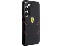 Estuche rígido Ferrari FEHCS23SPBAK S23 S911 negro/negro con líneas de estampado en caliente Estuche rígido Ferrari FEHCS23SPBAK S23 S911 negro/negro con líneas de estampado en caliente