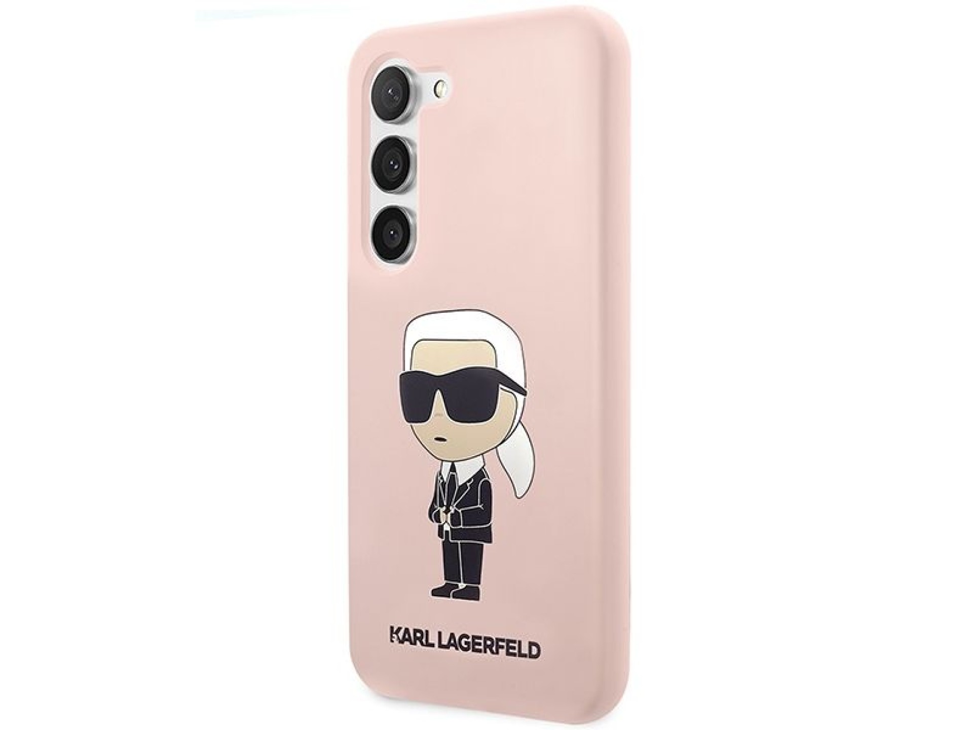 Karl Lagerfeld KLHCS23SSNIKBCP S23 S911 hardcase pink/pink Silicone Ikonik