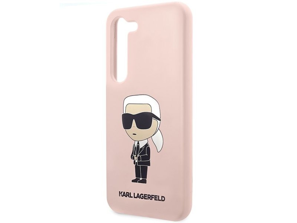 Karl Lagerfeld KLHCS23SSNIKBCP S23 S911 hardcase pink/pink Silicone Ikonik