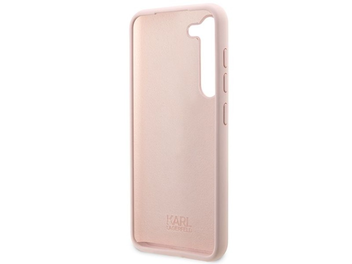 Karl Lagerfeld KLHCS23SSNIKBCP S23 S911 hardcase pink/pink Silicone Ikonik