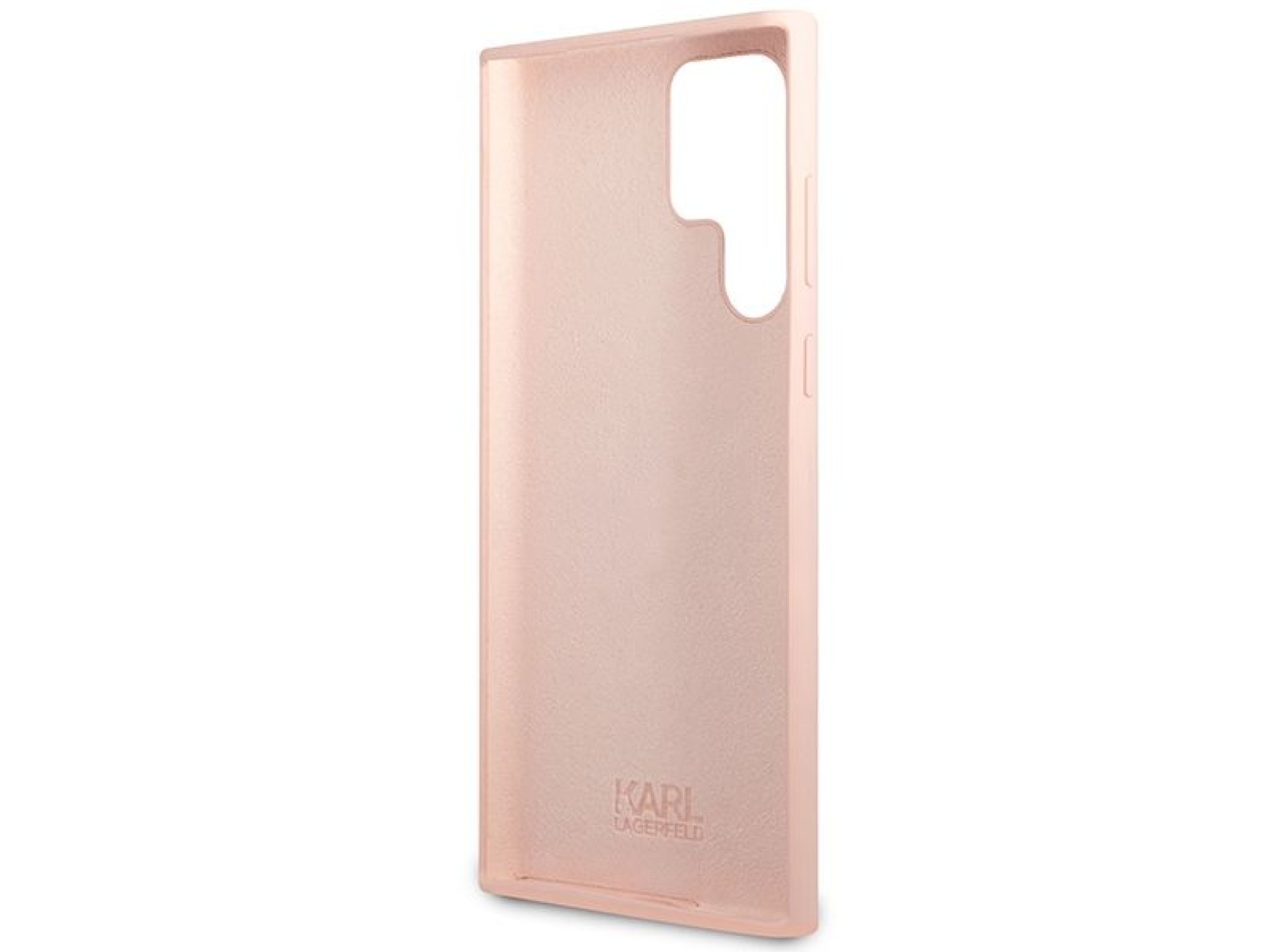 Karl Lagerfeld KLHCS23LSNIKBCP Sam S23 S918 Ultra capa rígida rosa/rosa Silicone Ikonik