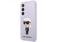 Karl Lagerfeld KLHCS23MSNIKBCU S23+ S916 capa rígida roxa/silicone roxo Ikonik Karl Lagerfeld KLHCS23MSNIKBCU S23+ S916 capa rígida roxa/silicone roxo Ikonik