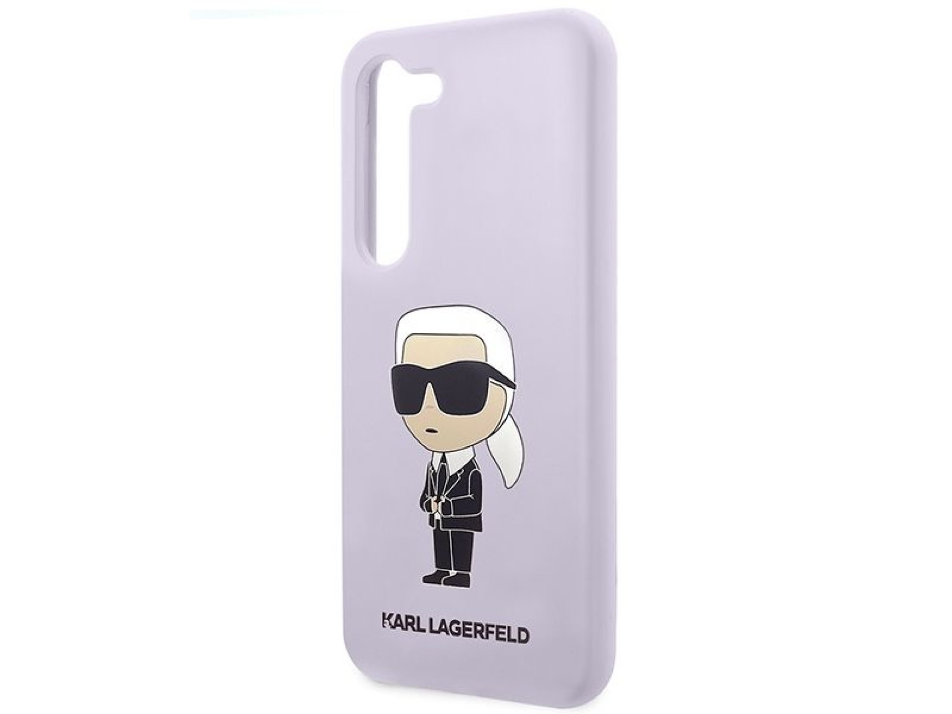 Karl Lagerfeld KLHCS23MSNIKBCU S23+ S916 capa rígida roxa/silicone roxo Ikonik