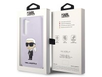 Karl Lagerfeld KLHCS23MSNIKBCU S23+ S916 capa rígida roxa/silicone roxo Ikonik Karl Lagerfeld KLHCS23MSNIKBCU S23+ S916 capa rígida roxa/silicone roxo Ikonik