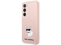 Karl Lagerfeld KLHCS23SSNCHBCP S23 S911 hardcase pink/pink Silicone Choupette Karl Lagerfeld KLHCS23SSNCHBCP S23 S911 hardcase pink/pink Silicone Choupette