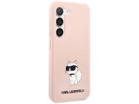 Karl Lagerfeld KLHCS23SSNCHBCP S23 S911 hardcase pink/pink Silicone Choupette Karl Lagerfeld KLHCS23SSNCHBCP S23 S911 hardcase pink/pink Silicone Choupette