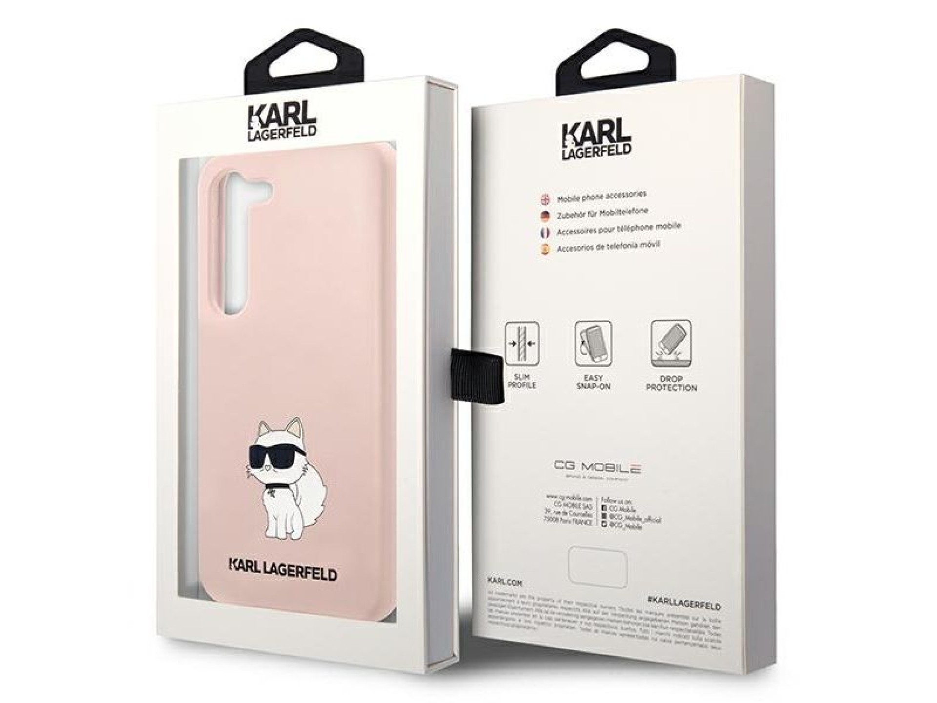 Karl Lagerfeld KLHCS23SSNCHBCP S23 S911 hardcase pink/pink Silicone Choupette