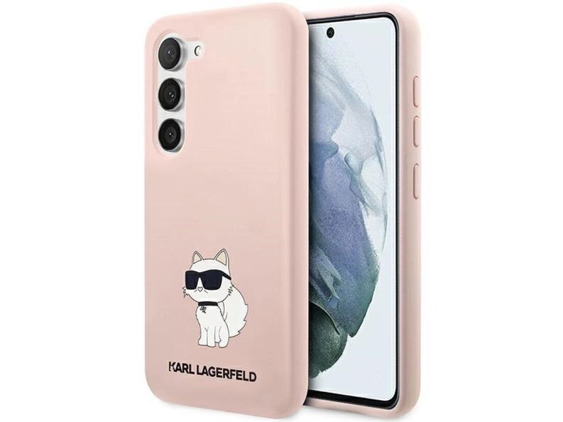 Karl Lagerfeld KLHCS23MSNCHBCP S23+ S916 estuche rígido rosa/rosa Silicona Choupette