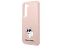 Karl Lagerfeld KLHCS23MSNCHBCP S23+ S916 estuche rígido rosa/rosa Silicona Choupette Karl Lagerfeld KLHCS23MSNCHBCP S23+ S916 estuche rígido rosa/rosa Silicona Choupette