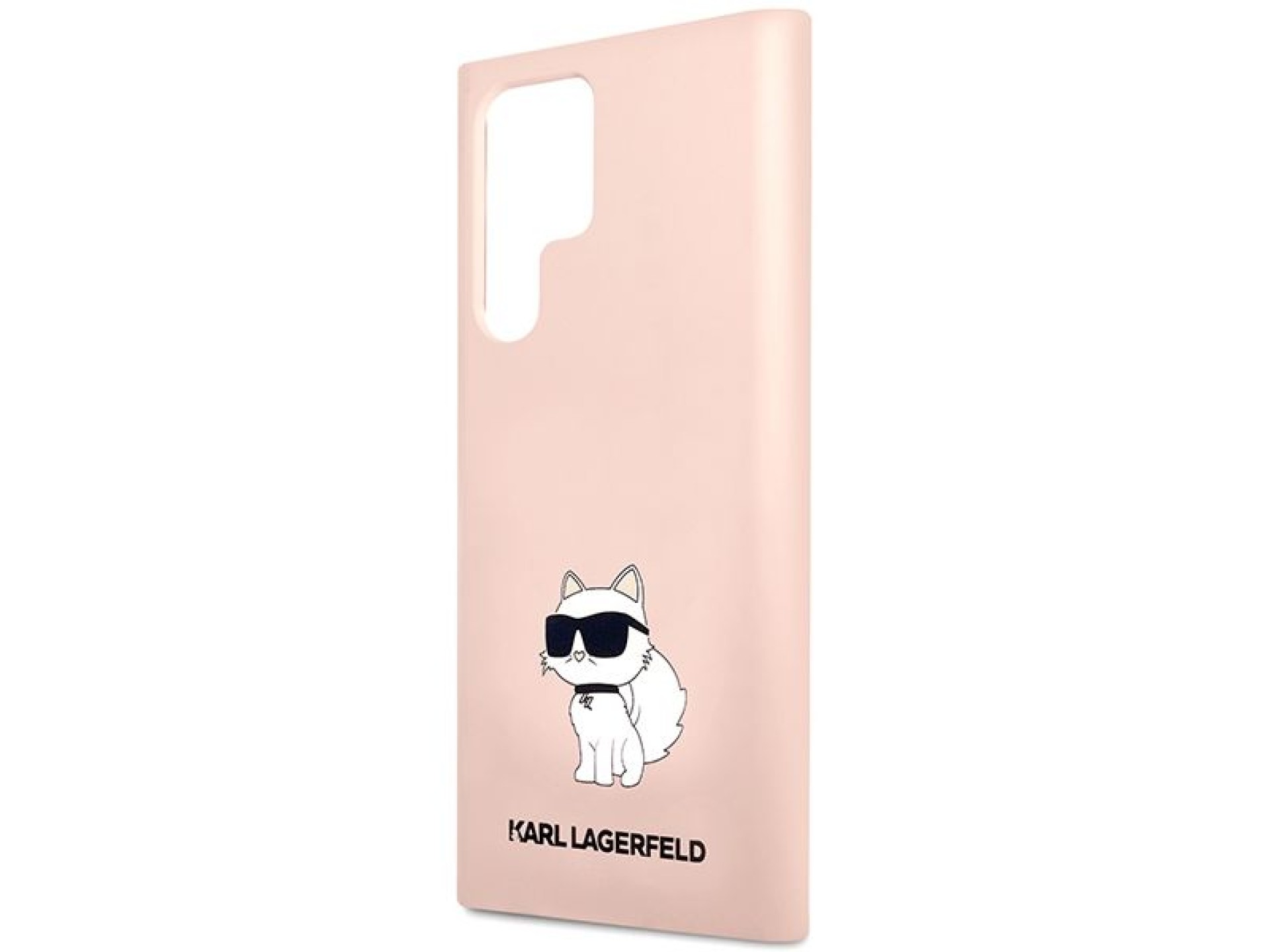 Karl Lagerfeld KLHCS23LSNCHBCP S23 Ultra S918 estuche rígido rosa/rosa Silicona Choupette
