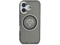 Guess IML Metal Mountain Logo MagSafe case for iPhone 16 - black Guess IML Metal Mountain Logo MagSafe case for iPhone 16 - black