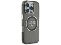 Capa Guess IML Metal Mountain Logo MagSafe para iPhone 16 Pro - Preta