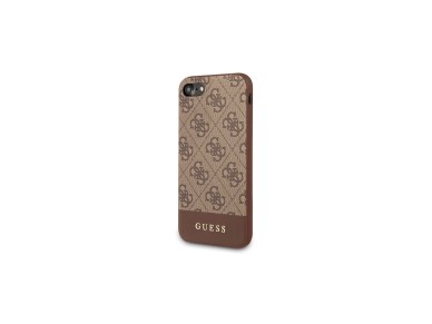Guess 4G Stripe Collection case for iPhone 7 / 8 / SE 2020 / SE 2022 - brown Guess 4G Stripe Collection case for iPhone 7 / 8 / SE 2020 / SE 2022 - brown