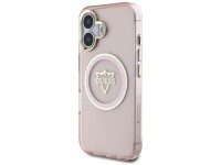 Funda Guess IML Metal Mountain Logo MagSafe para iPhone 16 - Rosa Funda Guess IML Metal Mountain Logo MagSafe para iPhone 16 - Rosa
