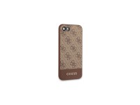 Capa Guess 4G Stripe Collection para iPhone 7 / 8 / SE 2020 / SE 2022 - marrom Capa Guess 4G Stripe Collection para iPhone 7 / 8 / SE 2020 / SE 2022 - marrom