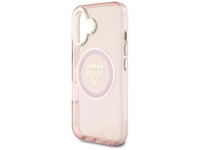 Funda Guess IML Metal Mountain Logo MagSafe para iPhone 16 - Rosa Funda Guess IML Metal Mountain Logo MagSafe para iPhone 16 - Rosa