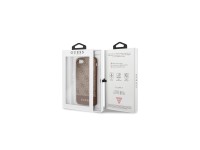Capa Guess 4G Stripe Collection para iPhone 7 / 8 / SE 2020 / SE 2022 - marrom Capa Guess 4G Stripe Collection para iPhone 7 / 8 / SE 2020 / SE 2022 - marrom