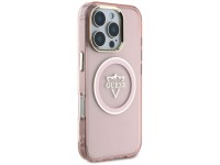 Funda Guess IML Metal Mountain Logo MagSafe para iPhone 16 Pro Max - Rosa Funda Guess IML Metal Mountain Logo MagSafe para iPhone 16 Pro Max - Rosa