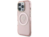 Funda Guess IML Metal Mountain Logo MagSafe para iPhone 16 Pro Max - Rosa Funda Guess IML Metal Mountain Logo MagSafe para iPhone 16 Pro Max - Rosa