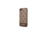 Capa Guess 4G Stripe Collection para iPhone 7 / 8 / SE 2020 / SE 2022 - marrom Capa Guess 4G Stripe Collection para iPhone 7 / 8 / SE 2020 / SE 2022 - marrom