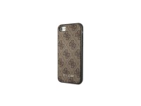 Capa Guess 4G Metal com Logo Dourado para iPhone SE 2022 / 2020 / 7 / 8 - Marrom Capa Guess 4G Metal com Logo Dourado para iPhone SE 2022 / 2020 / 7 / 8 - Marrom