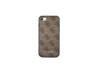 Capa Guess 4G Metal com Logo Dourado para iPhone SE 2022 / 2020 / 7 / 8 - Marrom Capa Guess 4G Metal com Logo Dourado para iPhone SE 2022 / 2020 / 7 / 8 - Marrom