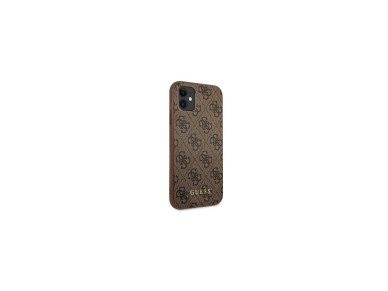 Guess 4G Metal Gold Logo Case for iPhone 11 / Xr 6.1" - Brown Guess 4G Metal Gold Logo Case for iPhone 11 / Xr 6.1" - Brown