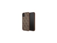 Capa Guess 4G Metal com Logo Dourado para iPhone 11 / Xr 6.1" - Marrom Capa Guess 4G Metal com Logo Dourado para iPhone 11 / Xr 6.1" - Marrom